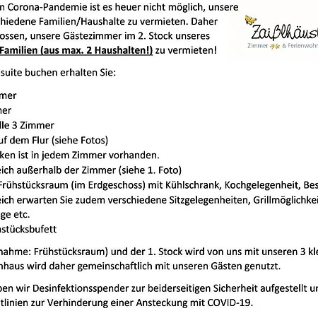 Agroturismo Zaisslhausl Hof Gastezimmer